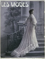 Madame Rejane v Theater du Vaudeville, titulní ilustrace časopisu 